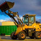 Small Compact Articulated Wheel Loader For Construction Engineering