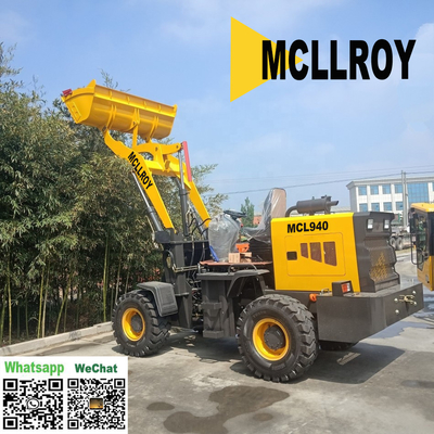 3500mm Max. Dump Clearance Compact Front End Wheel Loader 2200kg Rate Load Mini Front End Wheel Loader