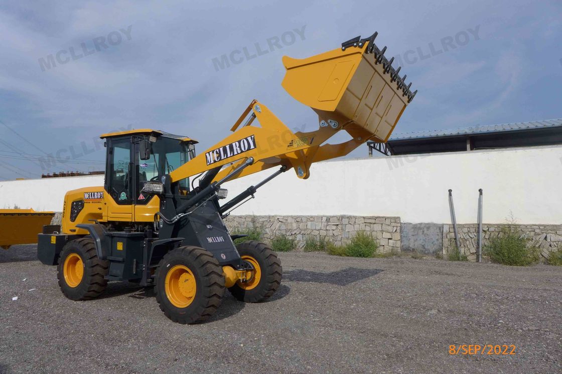 2300 Kg Wheel Loader Compact For Lifting Dirt