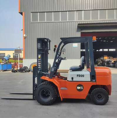 40KW Mini Forklift, Küçük Depo Forklift 2000kg Yükleme Kapasitesi