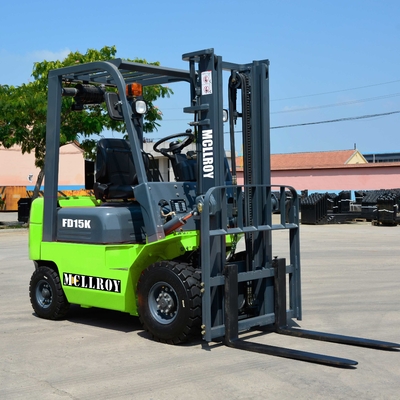 Kompakt Dizel Karşı ağırlıklı Forklift FD15 32KW Konforlu kullanım Kolay bakım