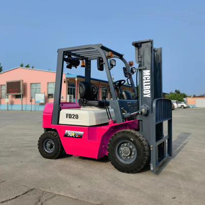Lastik Tipi Hava / Katı Esnek İşlem Forklift Kamyon En az dönme yarıçapı 2220 mm Ergonomik Forklift