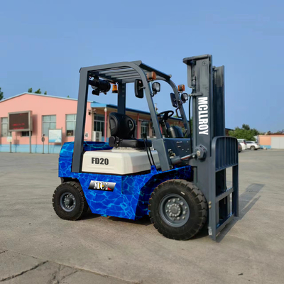 Motor XinChai 490 BPG Mitsubishi S4S Isuzu C240 Düşük Gürültü Seviyesi Forklift Kamyon Tekerlek Çizgi 970/970 mm Kompakt Forklift