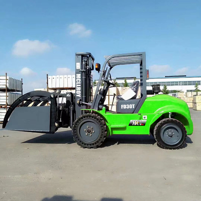 Rate Loading Weight 3000 KG Güvenli Nakliyat Sert arazi Forklift Kamyon Yer açıklığı 220 mm Kompakt Forklift