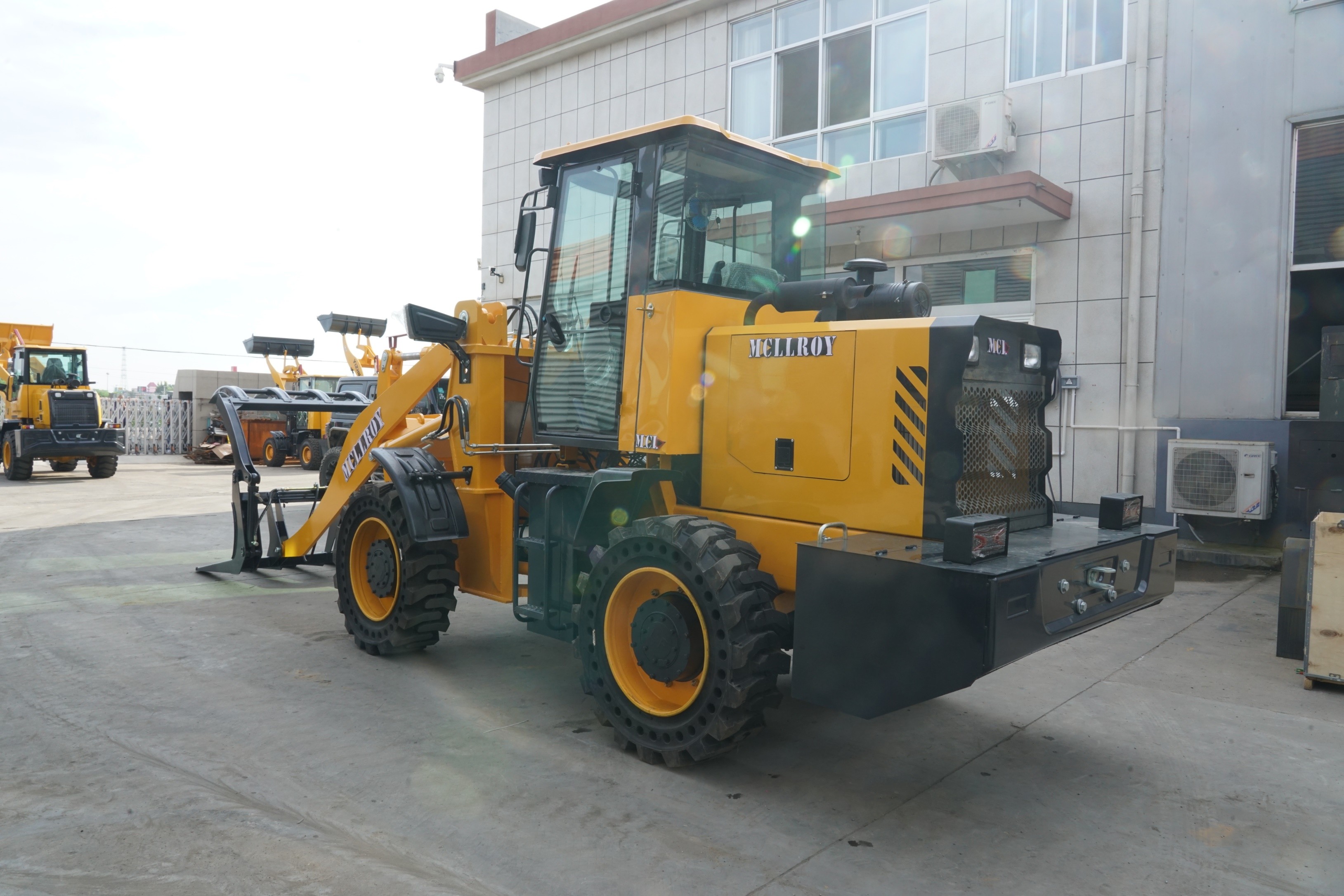 1.4m3 Shovel Wheel Loader For Safty Fasten Transportation Delivery 3 Units In 40HQ Container